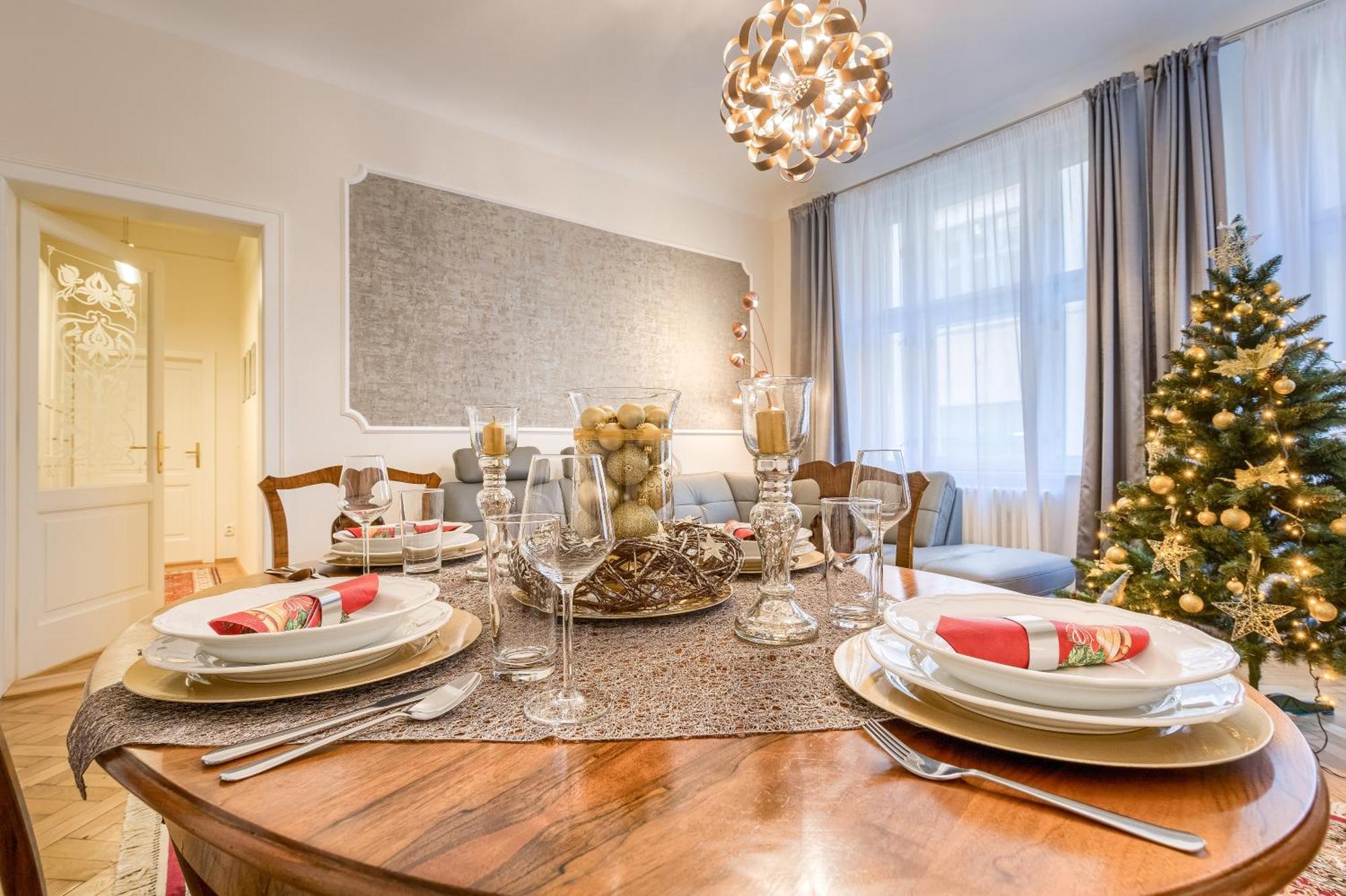 Pragueone Apartment,A/C,Terrace الغرفة الصورة