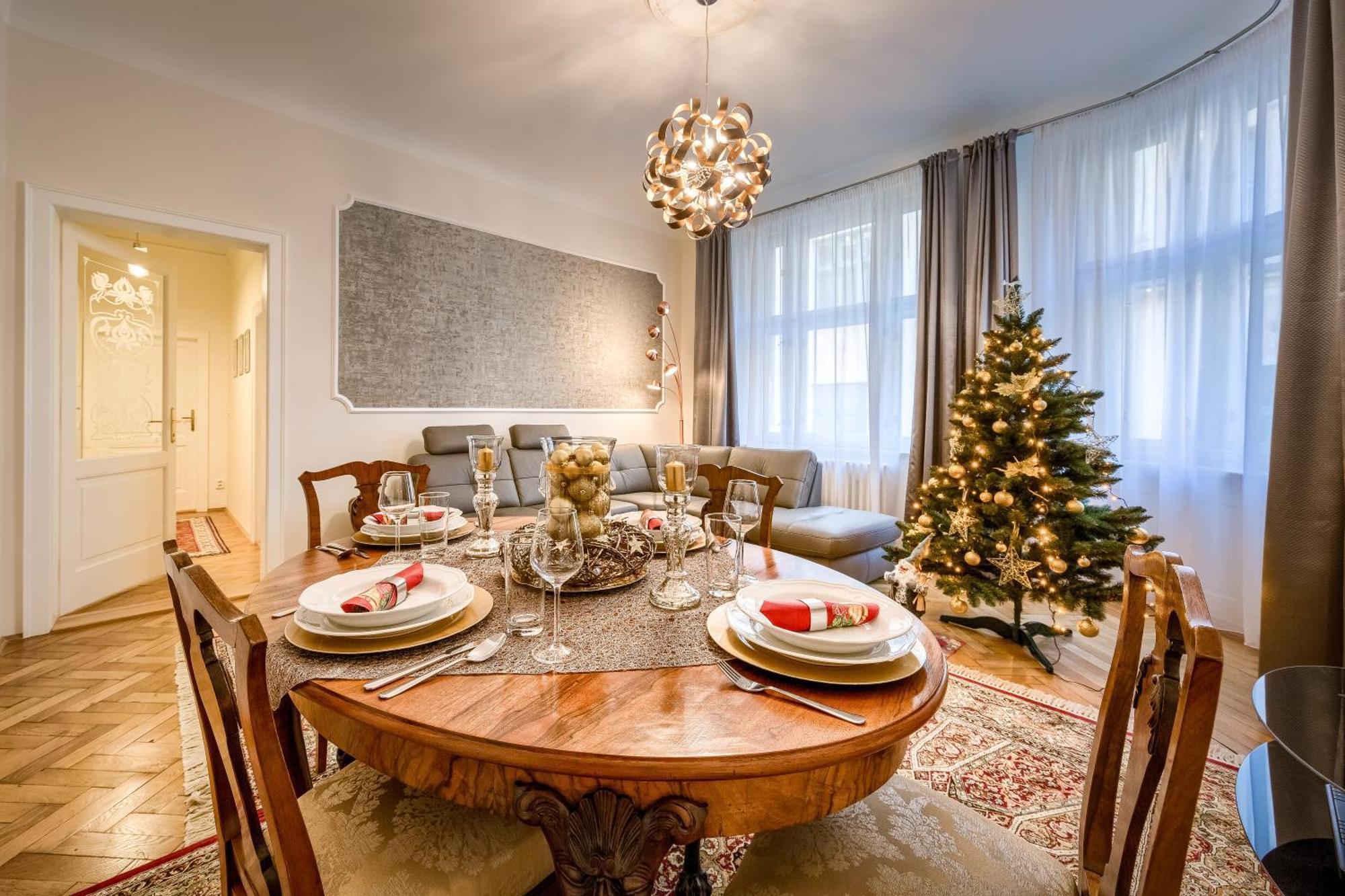 Pragueone Apartment,A/C,Terrace الغرفة الصورة